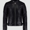 Cora Mens Cafe Racer Leather Jacket