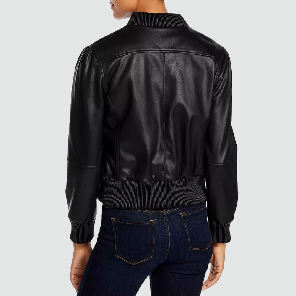 Women-Black-Faux-Leather-Bomber-Jacket