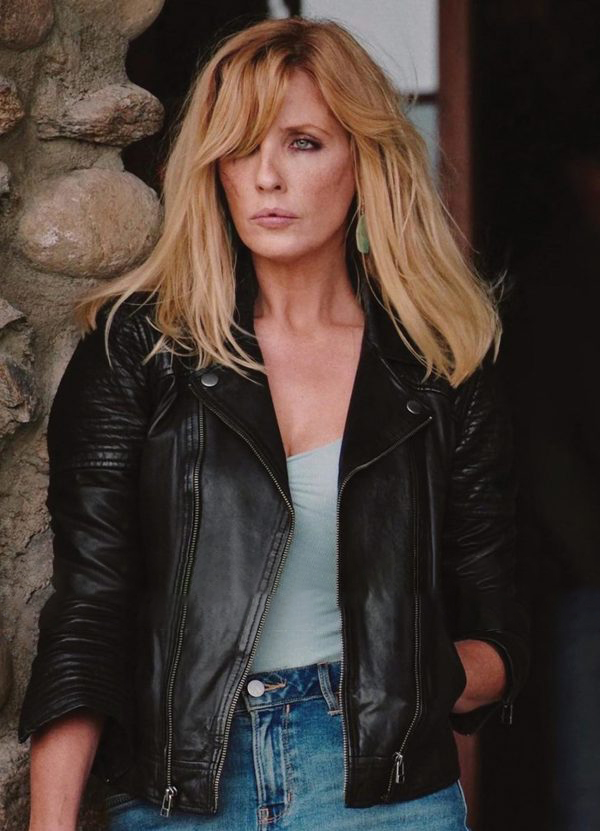 Kelly Reilly Yellowstone S04 Beth Dutton Leather Jacket