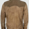 kevin costner yellowstone john dutton raw leather jacket