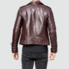 Dyor Brown Quilted Leather Jacket