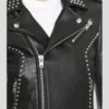 Women's Jessica Black Studded Leather Jacket
