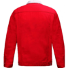 christmas denim jacket red jacket