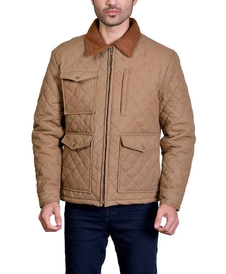 John Dutton Brown Quilted Jacket Yellowstone